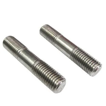 ss double thread end stud